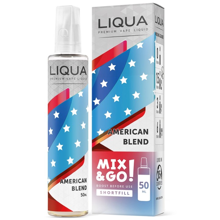 E-liquid LIQUA 50 ml Mix & Go American Blend