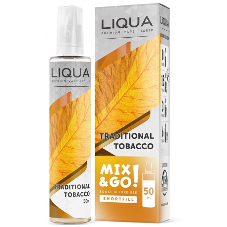Liqua Mix & Go Traditional Tobacco - LIQUA