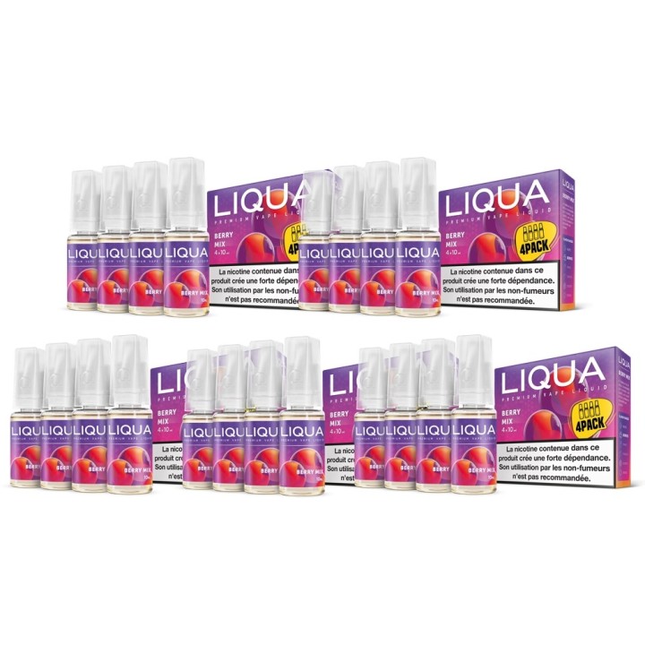 Liqua - Frutas rojas / Berry Mix Paquete de 20