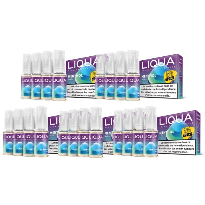 Liqua - Mentol / Menthol Paquete de 20