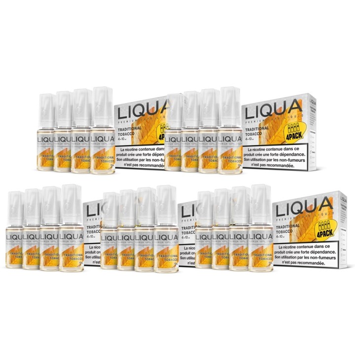 Traditional Tobacco Pack de 20 Liqua