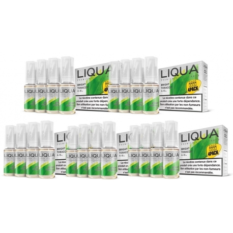 Liqua - Tabaco Louro / Bright Blend Embalagem com 5 - LIQUA