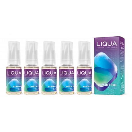 Liqua - Mentol / Menthol Embalagem com 5 - LIQUA