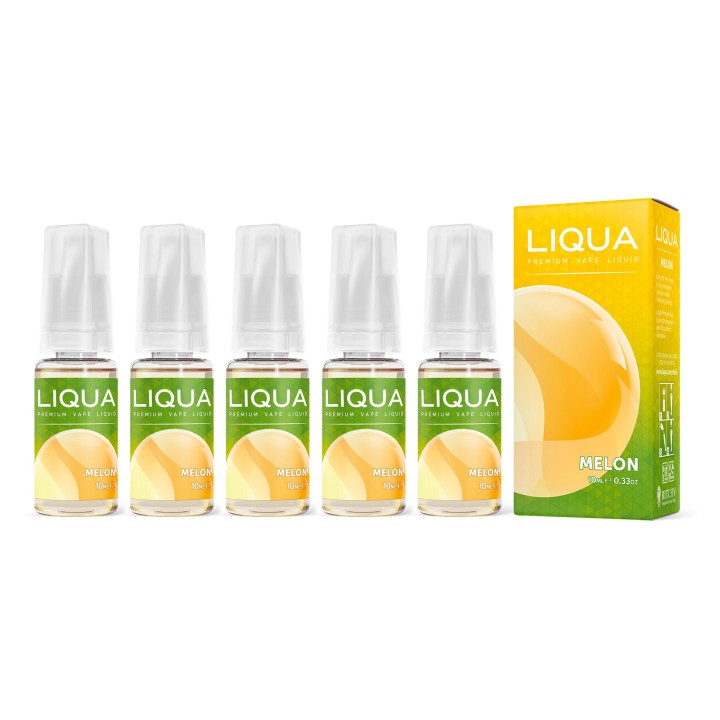 Liqua - Meloa / Melon Embalagem com 5