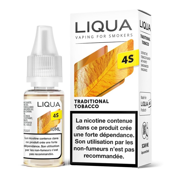 LIQUA 4S Traditional aux sels de nicotine