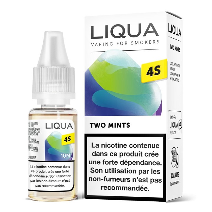LIQUA 4S Two Mints aux sels de nicotine
