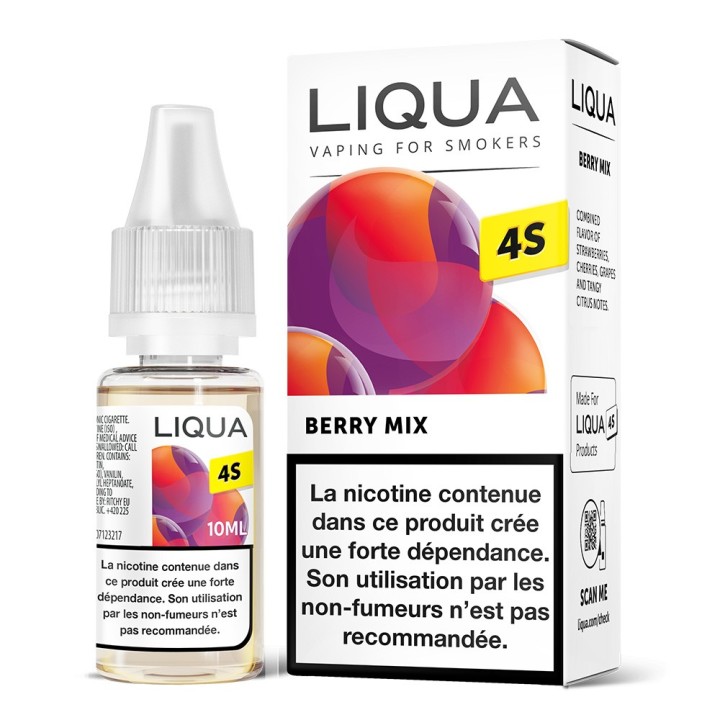 LIQUA 4S Berry Mix aux sels de nicotine
