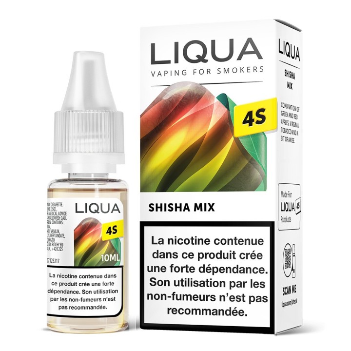 LIQUA 4S Shisha Mix Sais de nicotina