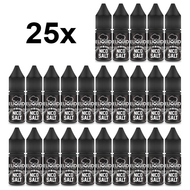 Booster sel de nicotine Eliquid France 20 mg  Lot de 25