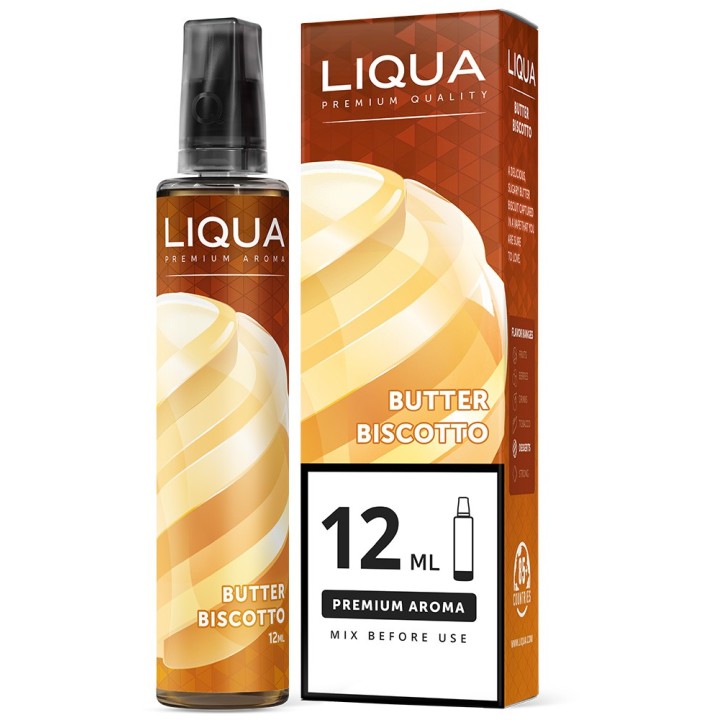 Liqua Long-Fill Aromat 12ml Butter Biscotto