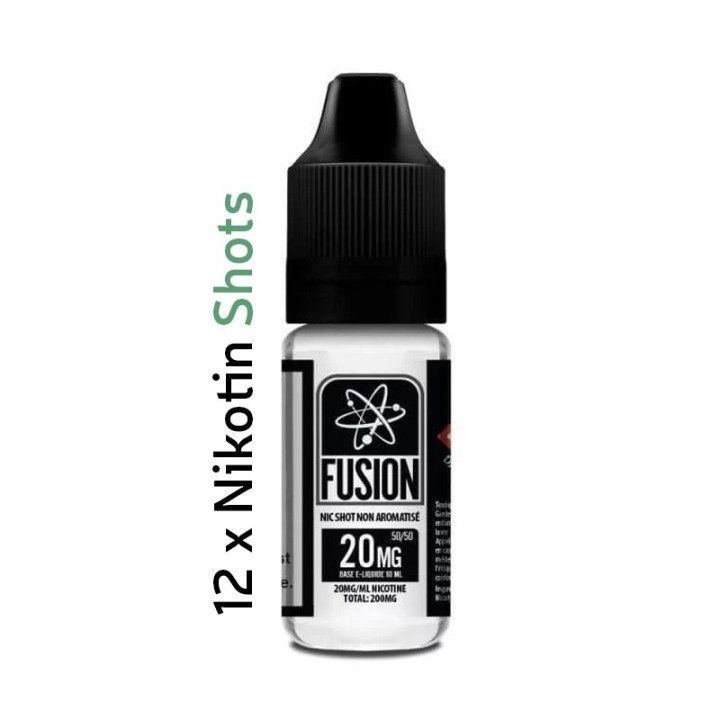 Nikotino stipriklis HALO Fusion 20 mg – 50PG/50VG – 12 vnt. pakuotė