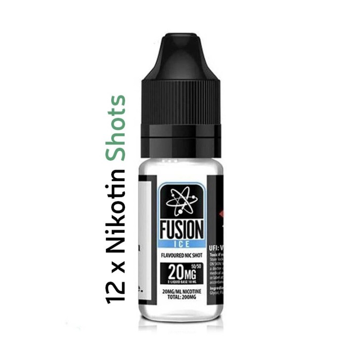 HALO Fusion ICE Nikotinski Booster 20 mg – 50PG/50VG – Pakiranje od 12 kom.