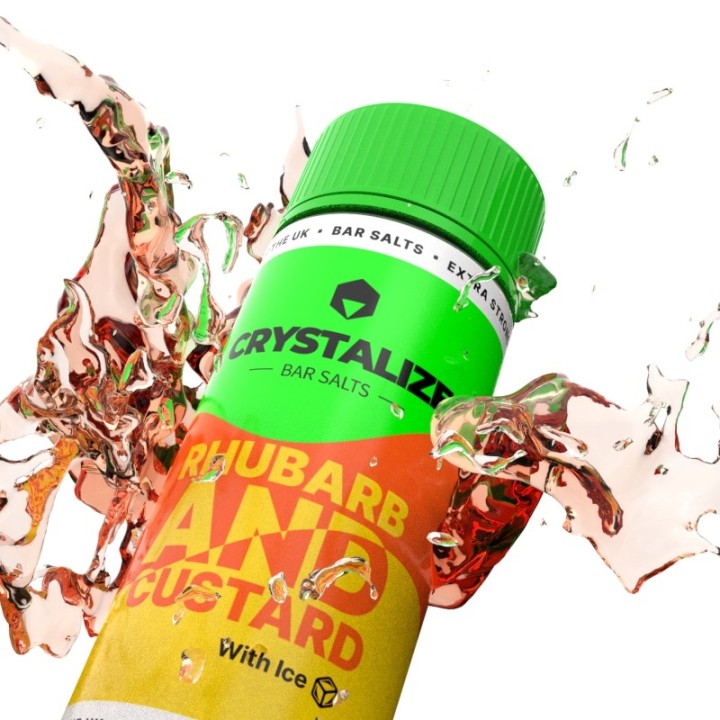 Long-Fill aroma Rhubarb & Custard Ice – Crystalize