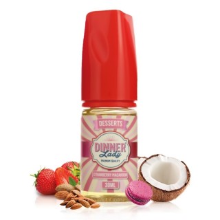 Aromato koncentratas Strawberry Macaroon 30 ml – Dinner Lady