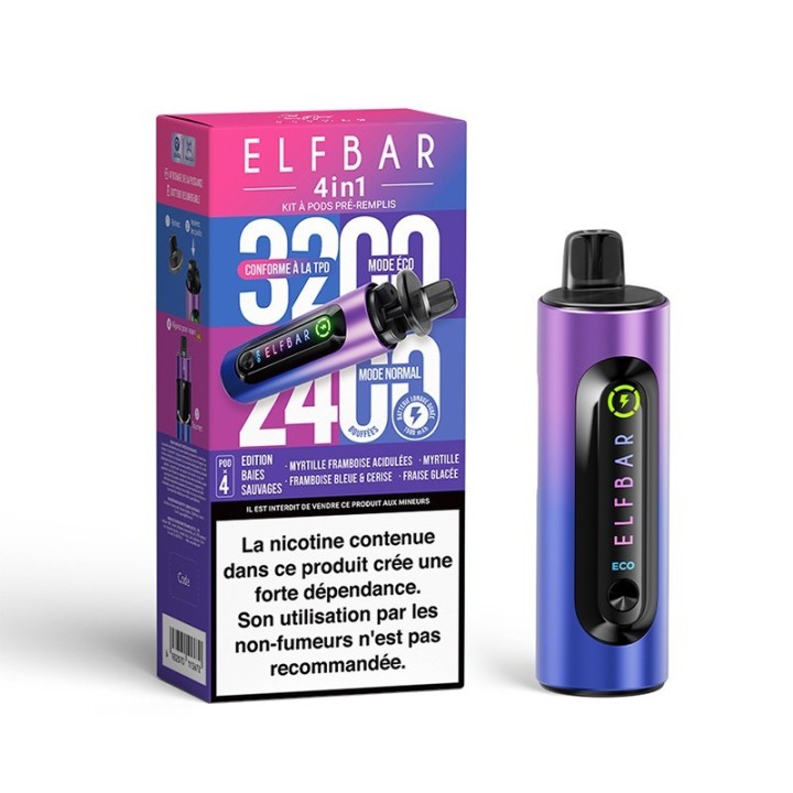 ELFBAR 4in1 unaprijed napunjeni Pod – Wild Berries Edition