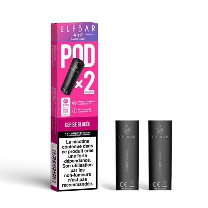 Касети Elfbar 4in1 Cherry Ice – комплект 2 бр.