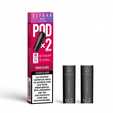 Kartuschen Elfbar 4in1 Gefrorene Erdbeere 2er-Pack