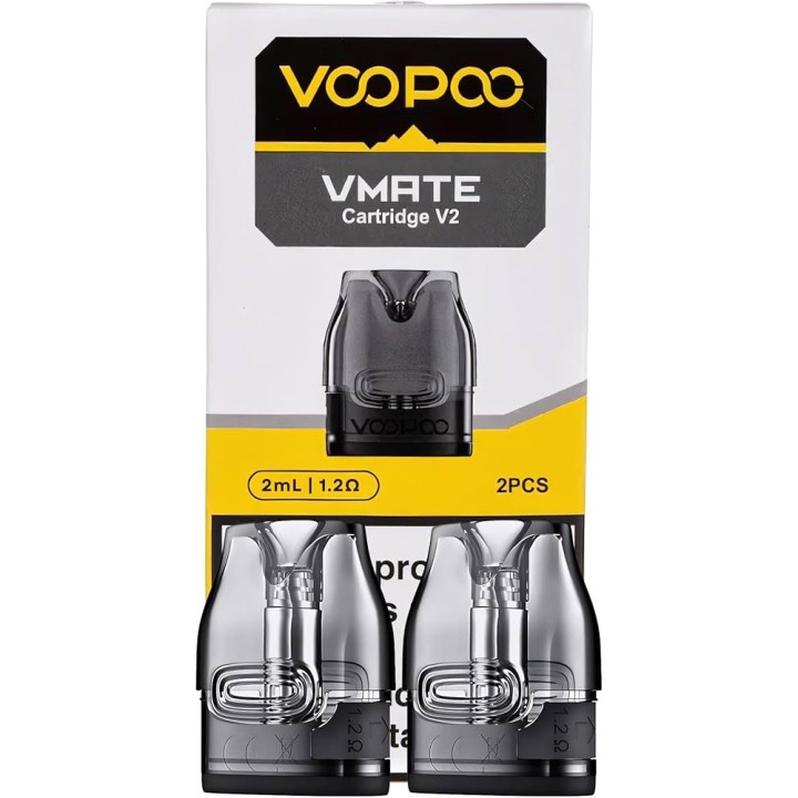 VMate V2 1,2 Ohm kapsulės – Voopoo – 2 vnt. pakuotė