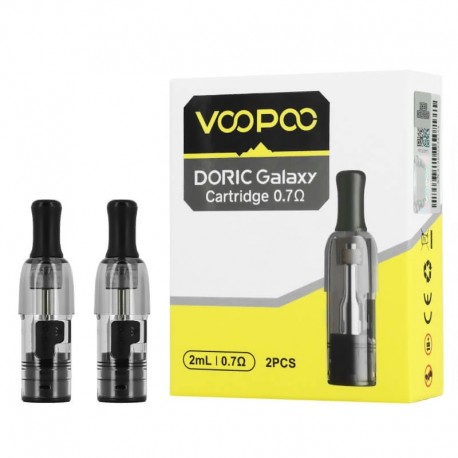 Cartuchos Doric Galaxy 0.7 Ohms - Voopoo paquete de 2