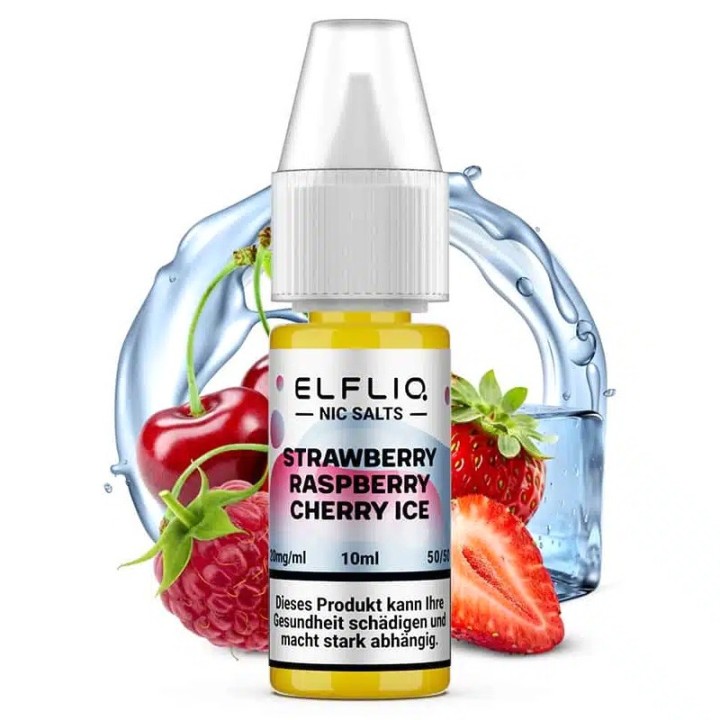 ElfLiq Strawberry Raspberry Cherry Ice - ElfBar