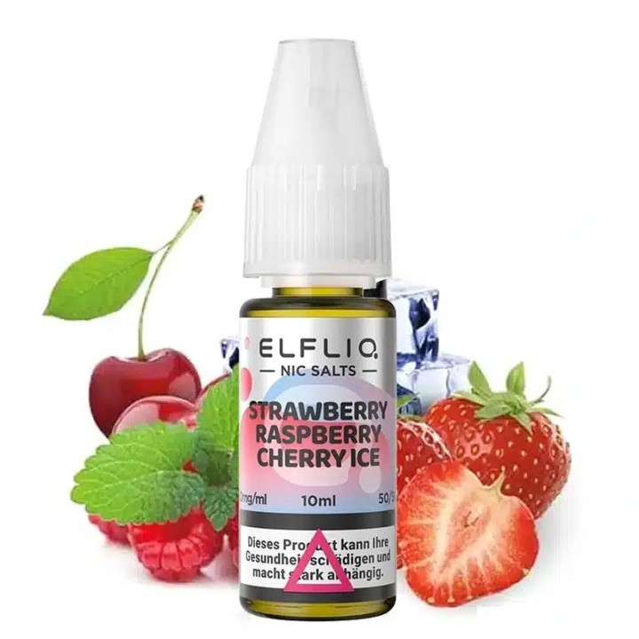ElfLiq Strawberry Raspberry Cherry Ice - ElfBar