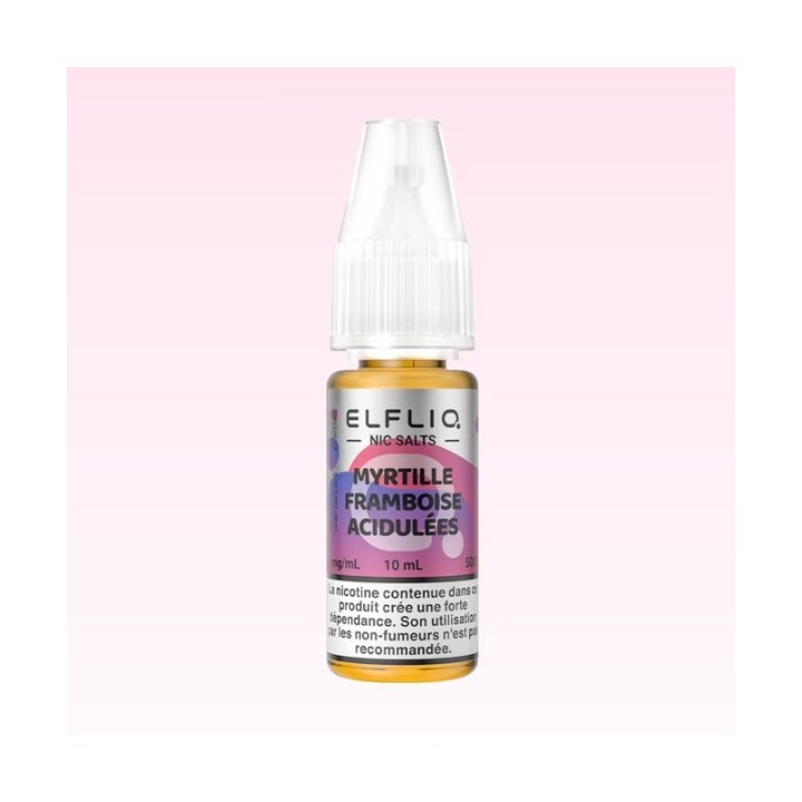 ElfLiq Myrtille Framboise Acidulée – ElfBar