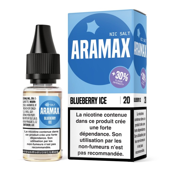 Aramax Blueberry Ice nikotino druskos