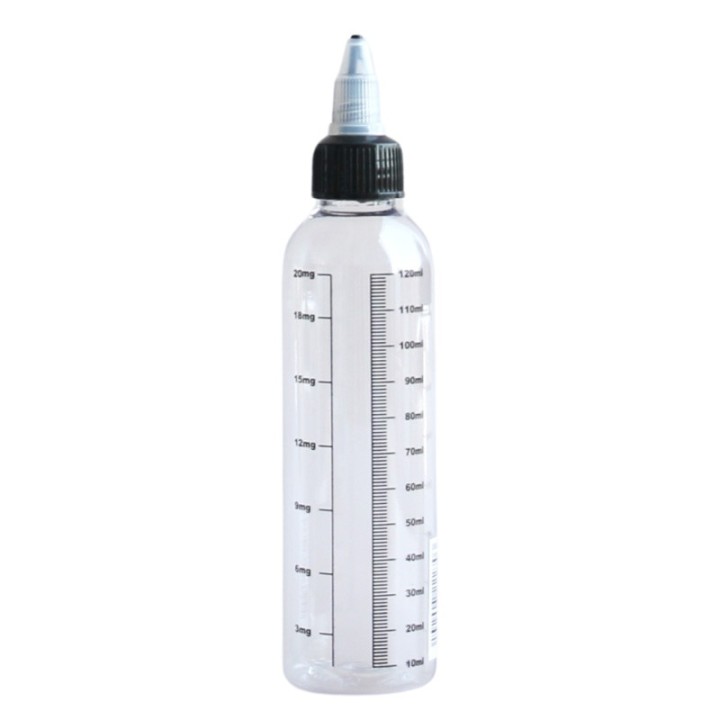 Tuščias graduotas buteliukas Twist ML+MG 120 ml