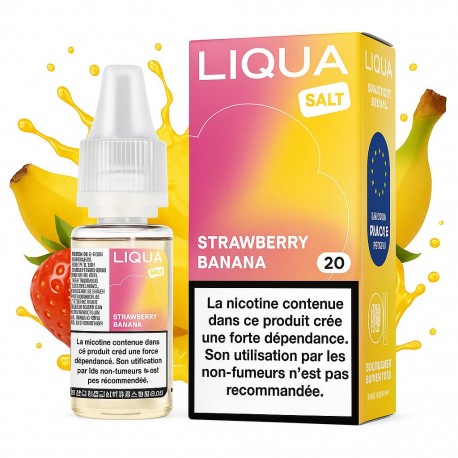 LIQUA Strawberry Banana Sales de Nicotina