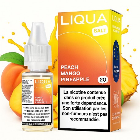 LIQUA Peach Mango Pineapple met nicotinezouten