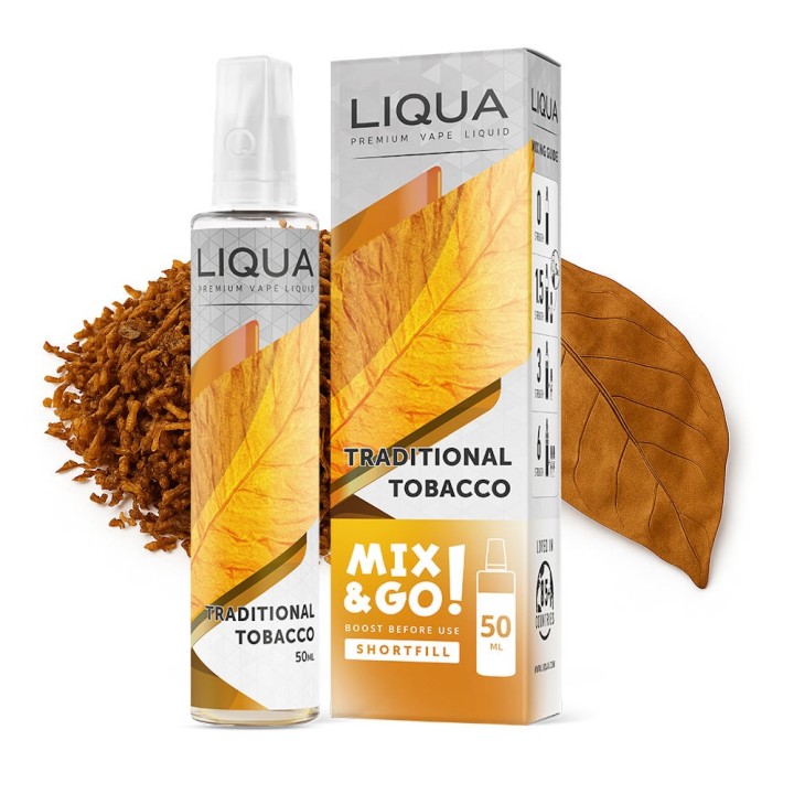 E-liquid Liqua Mix & Go Traditional Tobacco 50 ml