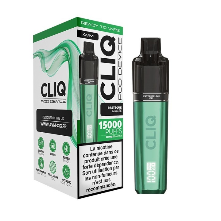 Cliq 15K дръпвания – Watermelon Ice 20 mg – AVM