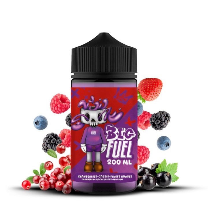 Cranberries Blackcurrant Red Fruits 200 ml - BIG FUEL