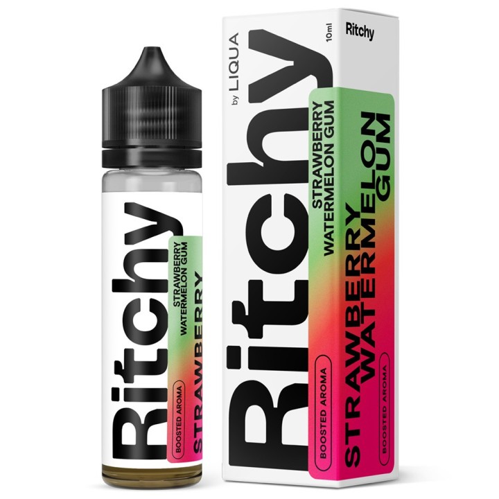 Ritchy Long-Fill aromato koncentratas 10 ml Strawberry Watermelon Gum