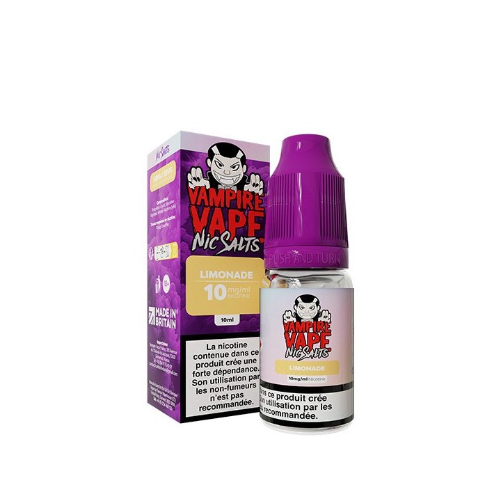 NicSalts Lemonade 10 ml - Vampire Vape