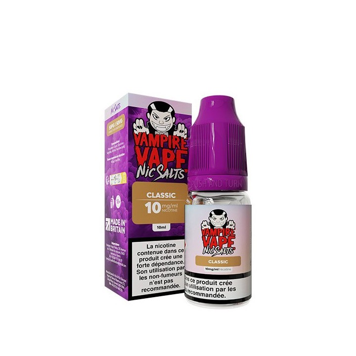 NicSalts Classic 10 ml - Vampire Vape