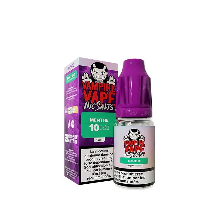 NicSalts Mint 10 ml - Vampire Vape