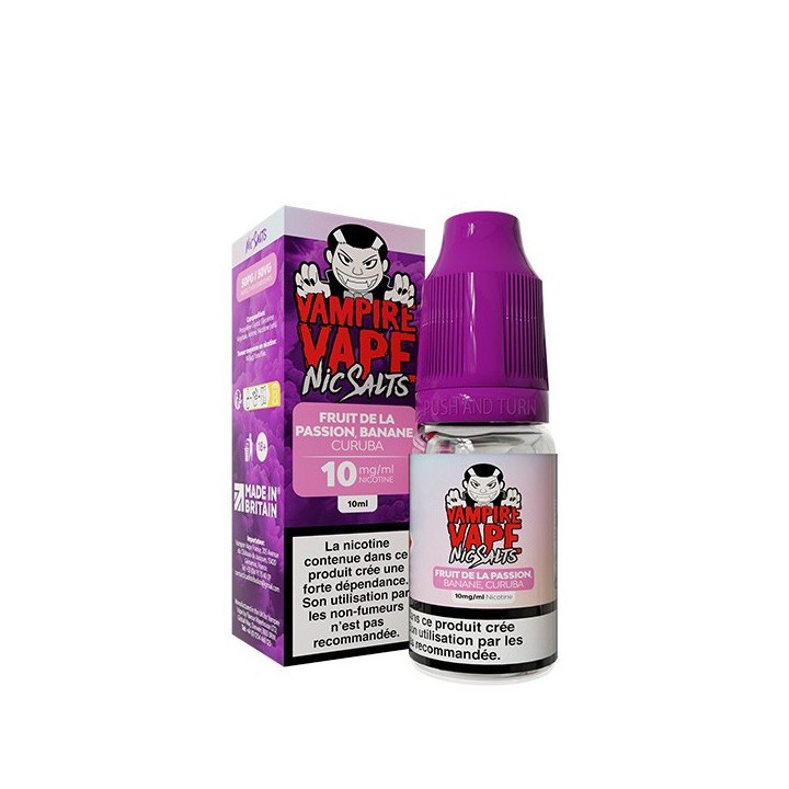 NicSalts Passion Fruit Banana Curuba 10 ml - Vampire Vape