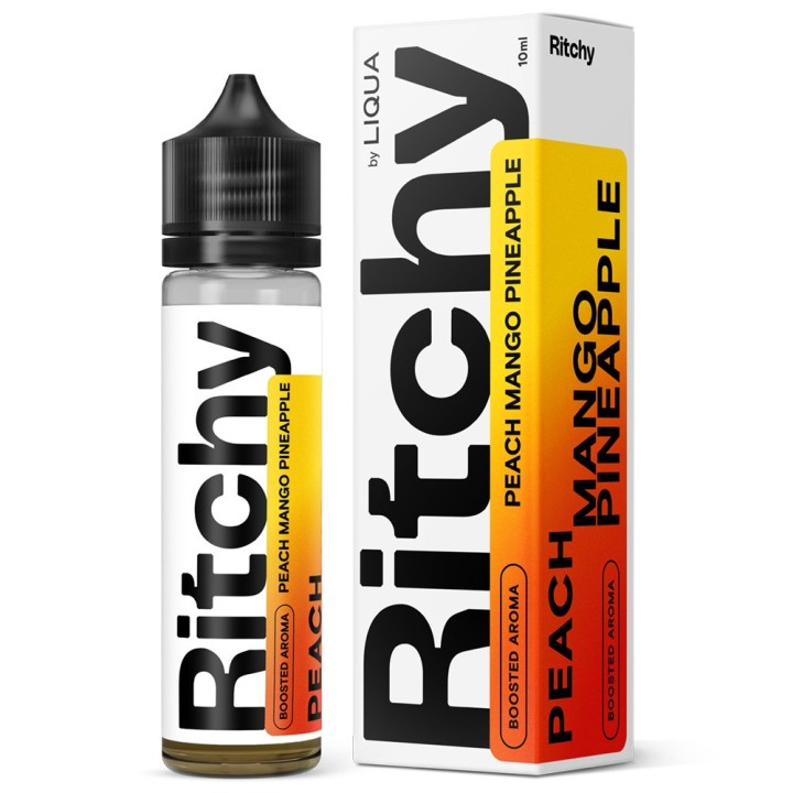 Ritchy Long-Fill aromato koncentratas 10 ml Peach Mango Pineapple
