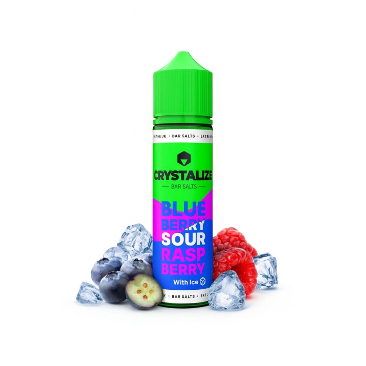 Long-Fill aromatas Blueberry Sour Raspberry Ice – Crystalize