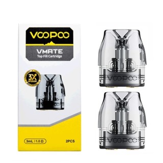 VMate V3 1.0Ω kasetės – Voopoo (2 vnt. pakuotė)
