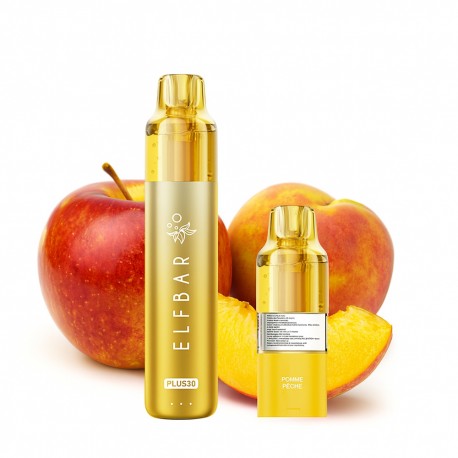 ELFBAR Plus30 20mg - Pomme Pêche