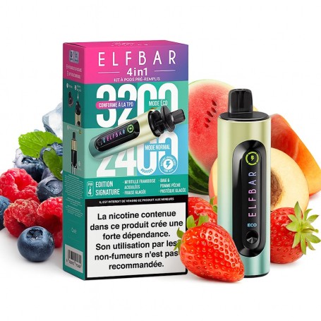 ELFBAR 4in1 Pod Pr-rempli - Edition Signature ELFBAR 4in1 Pod Pr-rempli - Edition Signature