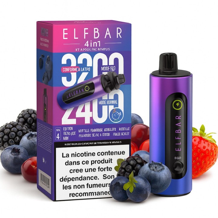 ELFBAR 4in1 unaprijed napunjeni Pod – Wild Berries Edition
