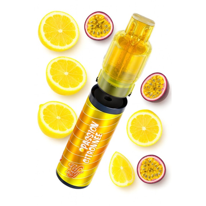 Wpuff Fusion 2ml + 10ml - Passion Citronnée