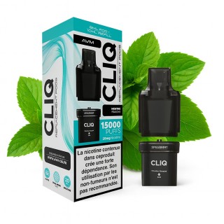 Cartuș Cliq 15000 puffs - Spearmint 20mg - AVM