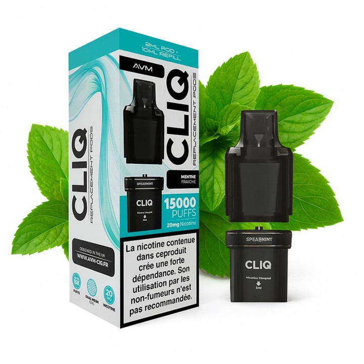 Kapsula Cliq 15000 vpihov – Spearmint 20 mg – AVM