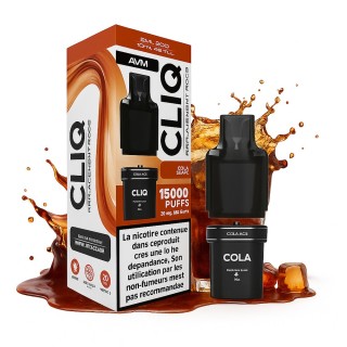 Cartuș Cliq 15000 puffs - Cola Ice 20mg - AVM