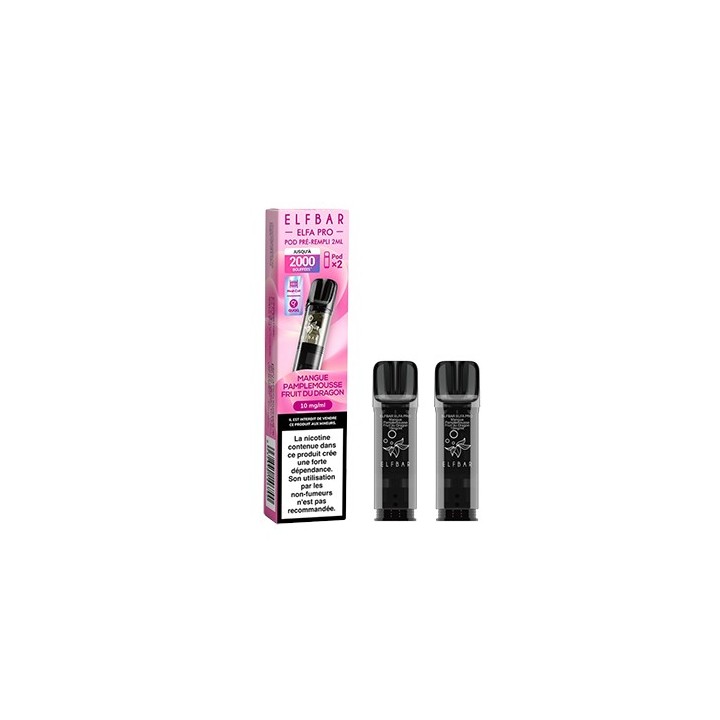 Elfbar ELFA Pro Cartridge Mango Dragon Fruit Grapefruit – 2 vnt.