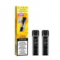 Cartridges Elfbar ELFA Pro Triple Mangue pack of 2